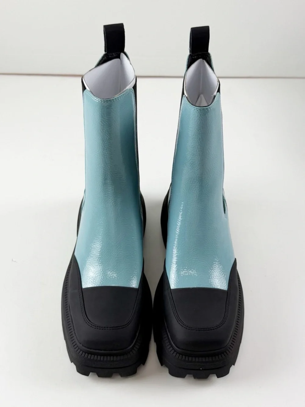 Katy Perry The Geli Combat Boot Womens Size 8.5M Blue Black Chunky Platform NEW - Picture 4 of 14